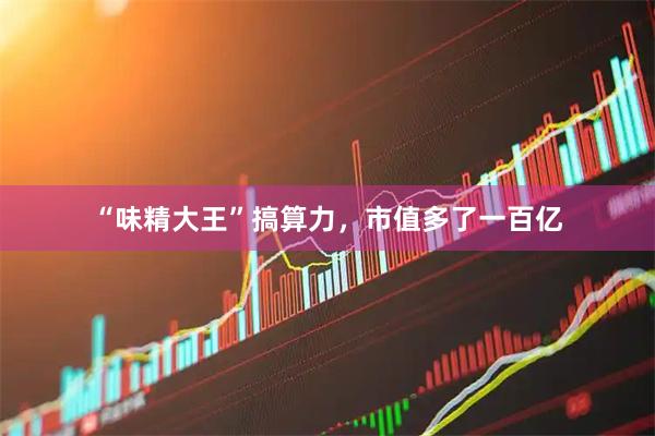 “味精大王”搞算力，市值多了一百亿